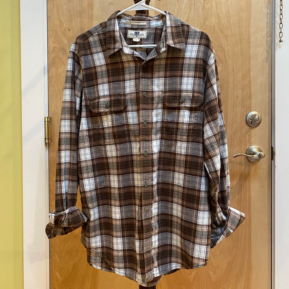 Mens Large Button Down Flannel